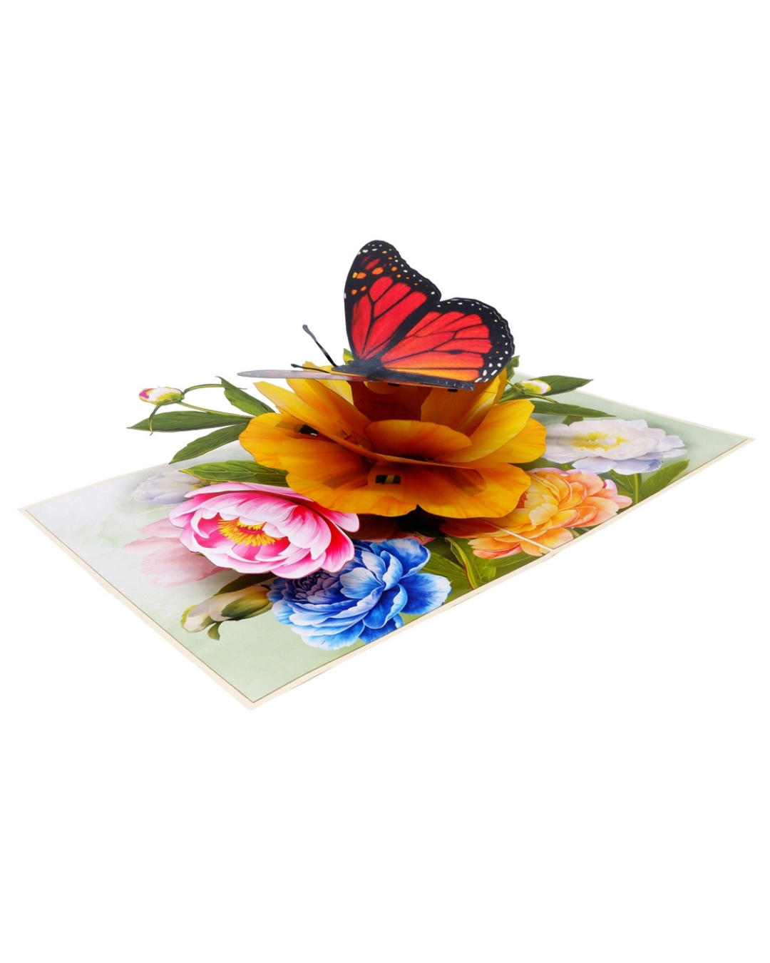 Monarch on Roses Pop Up Card - Image 3